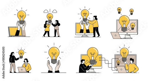 Innovative Ideas and Collaboration People Working Together to Achieve Success