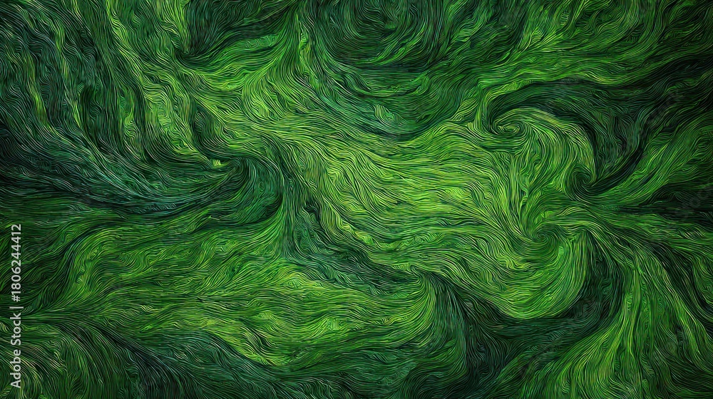 Fototapeta premium Abstract green pattern design