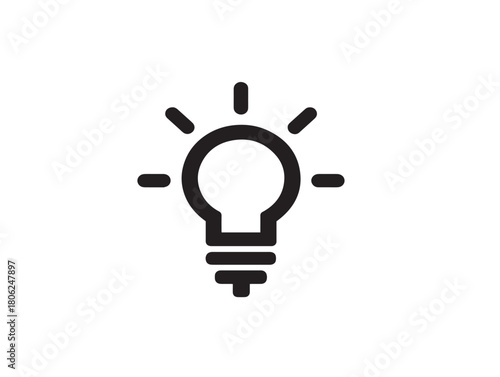 Nice innovation icon vector illustration with a beautiful and elegant lightbulb concept