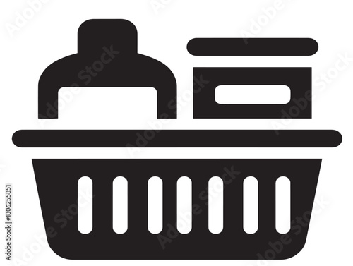 Elegant supermarket icon vector illustration for stunning grocery and retail concepts