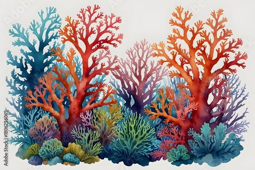 Fototapeta Naklejka Na Ścianę i Meble -  Vibrant coral formations