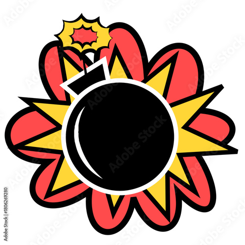 Blast Pow Free Sticker