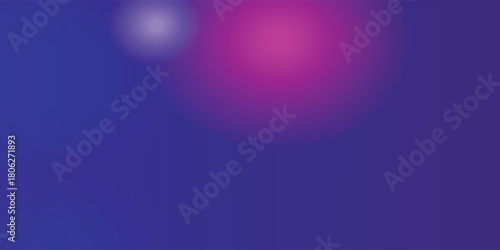 Vibrant abstract background with a deep blue and magenta gradient featuring soft, blurry light orbs.