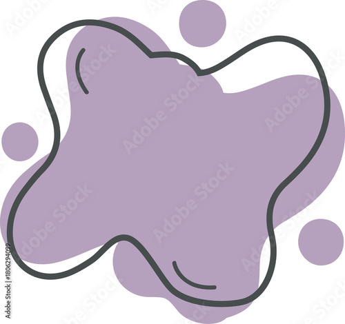 Pastel Colored Blot Graphic Elements