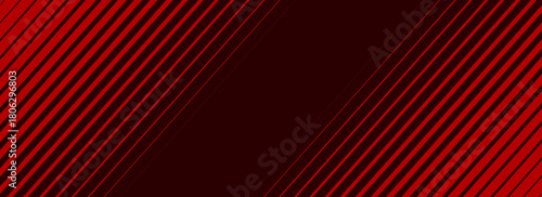 Red diagonal straight line background. Abstract dark striped gradient wallpaper. Red slanted stripes backdrop for flyer, banner, poster, presentation. Masculine linear game or sport texture. Eps10