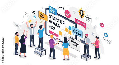 Startup Goals 2024 Team Collaboration for Success