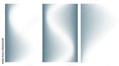 Abstract Halftone Pattern Backgrounds - Minimalist Decorative Design for Website, Modern and Elegant Visuals, Unique Graphic Elements