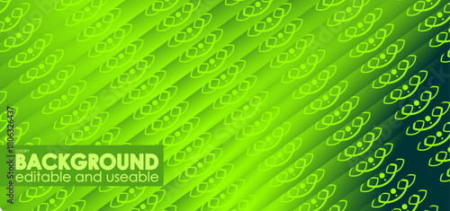 Dynamic 3D Neon Orbit Background