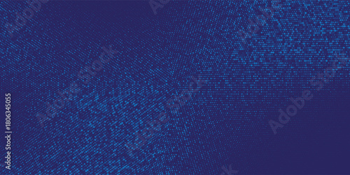 digital halftone black and white vector of dots arranged in a circle. eps 10