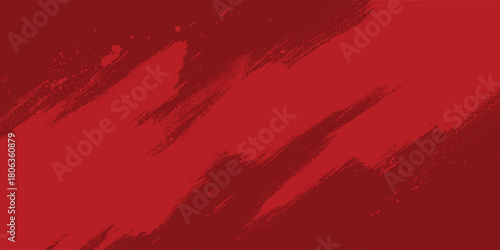 Bold Red Brush Stroke Background For Design Projects And Marketing Materials Creative Visual Elements Stock Photo