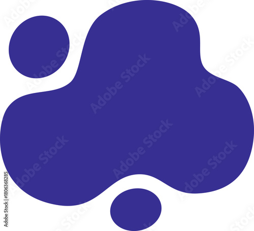 Vector illustration of blob element