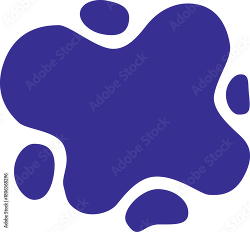 Vector illustration of blob shape