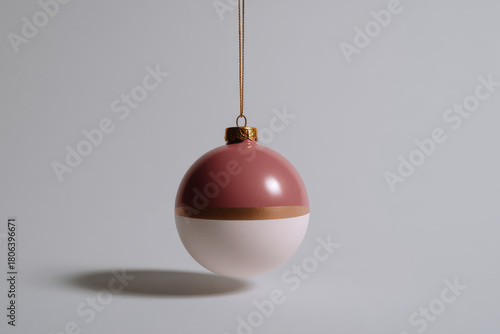 unique augmented reality christmas ornament designed with unconventional geometric shapes emphasizing minimalism in