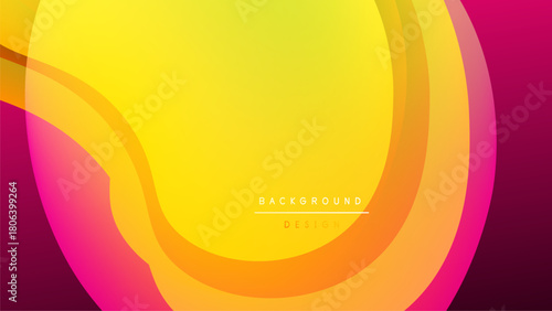 Abstract gradient background. Yellow, orange, pink hues blend smoothly. Minimalist design with dark edges. Modern aesthetic.