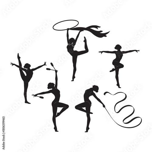 ballet dancer silhouettes