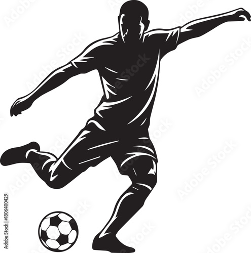 Goal Scorer Action Pose