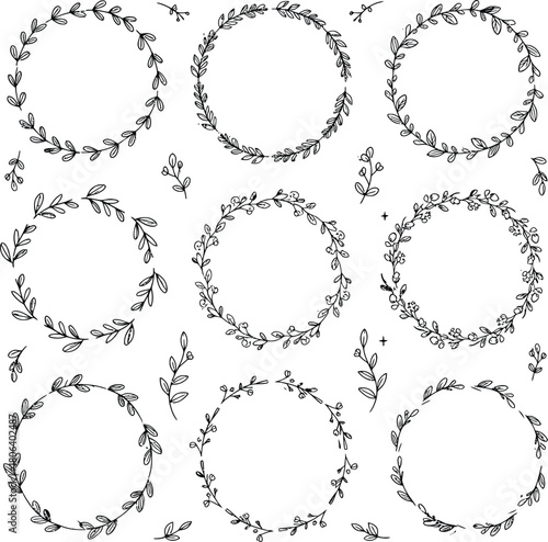 set of decorative frames