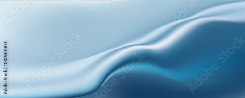 White blue elegant light background abstract silk satin waves grainy texture banner header poster design
