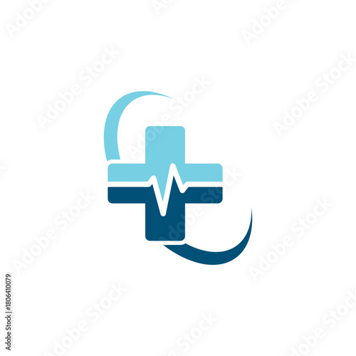 hospital and health clinic logo design