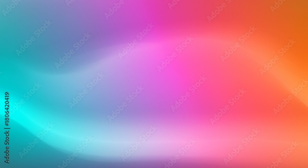 Obraz premium Dynamic vibrant gradient background for modern presentations and websites, with smooth color transitions perfect for adding a touch of elegance and style