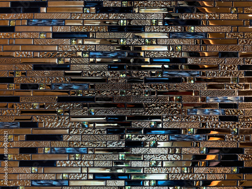 Goldene Fliesentextur