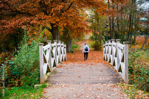 Herbstspaziergang, Stadtpark, Timmendorfer-Strand, Deutschland