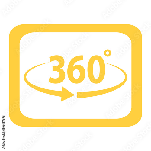 360 Degree icon VECTOR