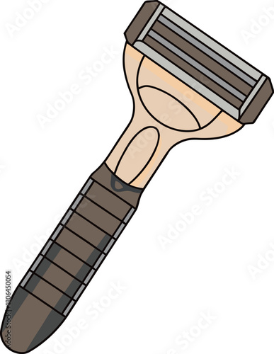 Disposable Razor Illustration Isolated on White Background