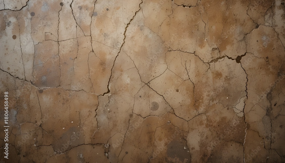 Fototapeta premium brown cement concrete wall texture, grunge rough old stain background