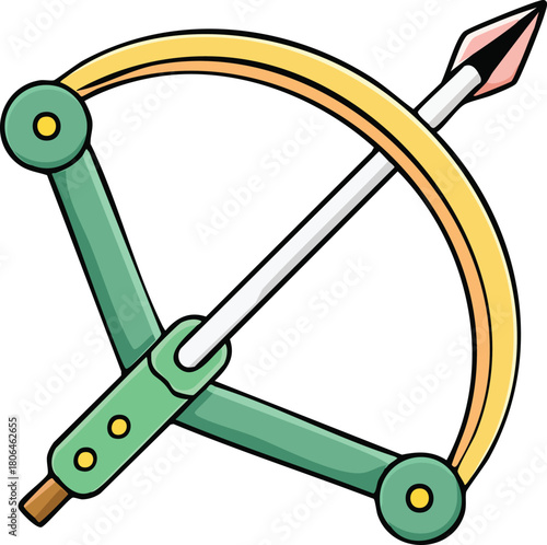 Archery Crossbow Icon Precision Aim and Tactical Advantage