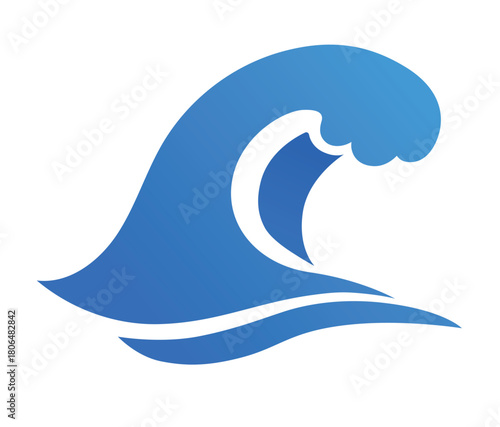 水や波のアイコン素材