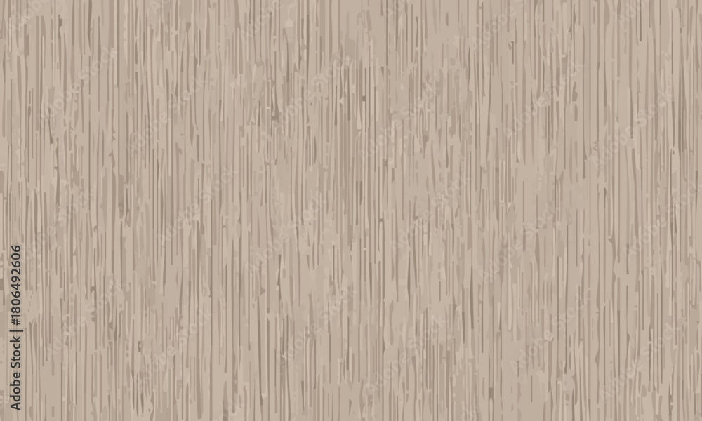 Naklejka premium Seamless Light Wood Grain Texture, Abstract Beige Vertical Lines Vector Background
