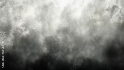 Abstract monochrome background featuring a fluid and dynamic motion effect texture animation