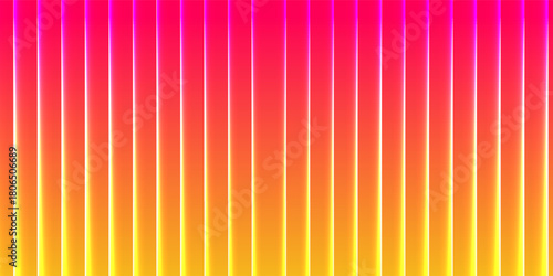 Summer sunset glow with vibrant gradient light with fractal glass effect and illuminated with warm blending glowing tones.