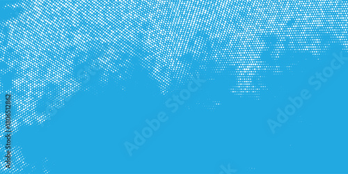 Elegant Blue Circle Tech Finance Fintech Background Abstract Pixel Pattern. vector background