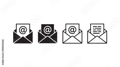 Modern mailbox icon with clean lines and vibrant colors