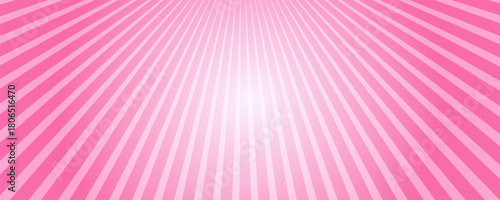 Pink radiation with popping stars Background illustration. poster