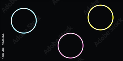 This image is a classic example of minimalist graphic design, using simple geometric shapes and a limited color palette to create a visually balanced and engaging composition