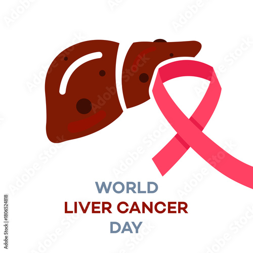 Liver Cancer Awareness Day  Illustrated Medical Concept