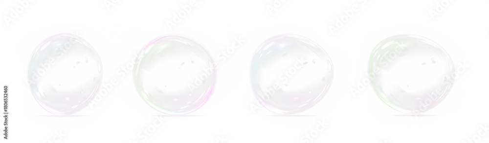 Obraz premium PNG Transparent Bubbles Overlay Illustration on transparent background