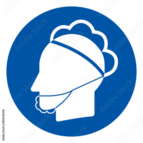 Wear Foot Protection Symbol Sign,Vector Illustration, Isolated On White Background Label. EPS10