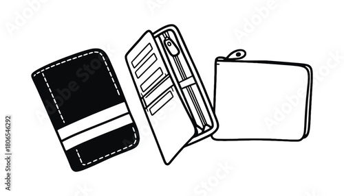 Shop stylish wallets men women black white card holder online