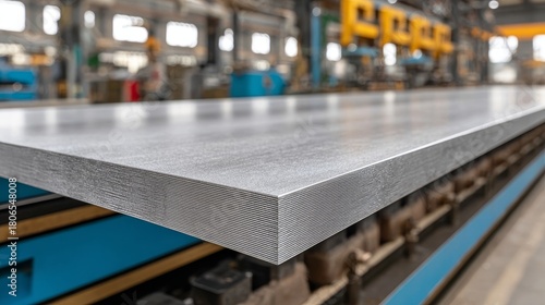 Wallpaper Mural Innovative factory press brake machine process operator bending aluminum in industrial system environment Torontodigital.ca