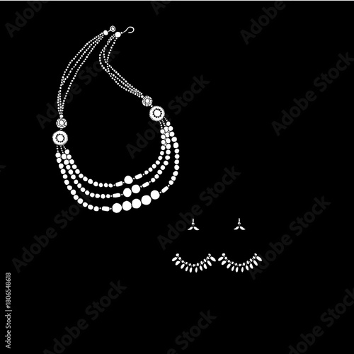 black pearl necklace