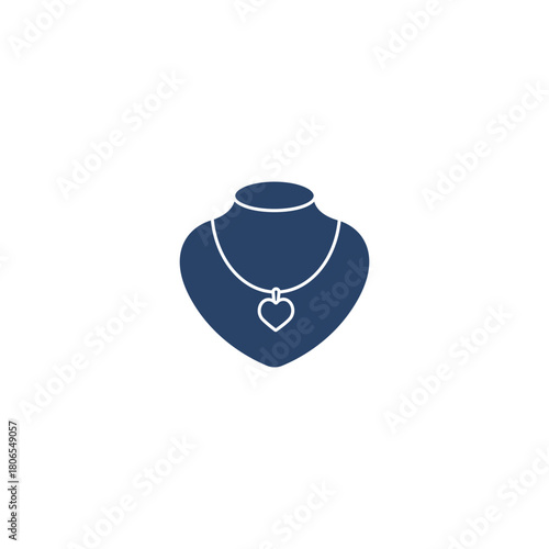 vector illustration of a necklace