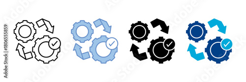 Operation   Icon Set Multiple Style Collection