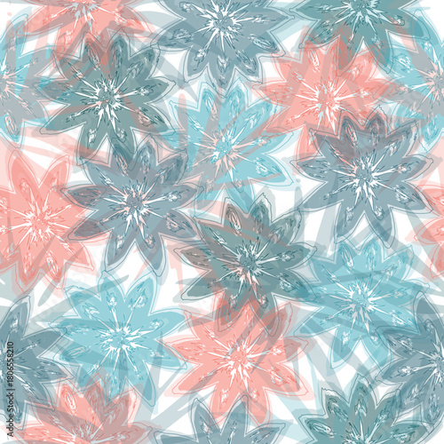 seamless pattern with flowers