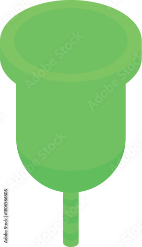 Green menstrual cup offers a reusable and eco conscious alternative for managing periods, promoting sustainable practices