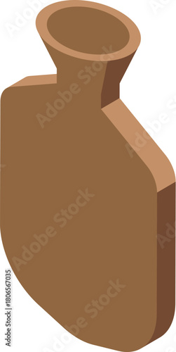 Rubber hot water bottle providing warmth and comfort, perfect for soothing aches and pains or staying cozy on cold nights