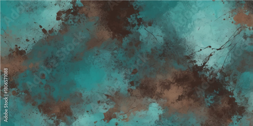 Dark brown grunge texture of an old rusty metal surface, perfect as an aged vintage backdrop design or blank wallpaper